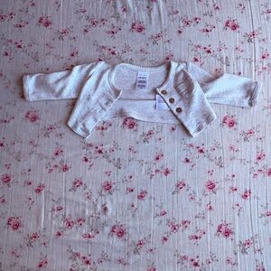 Carter's Cream Baby Cardigan with Button Accents